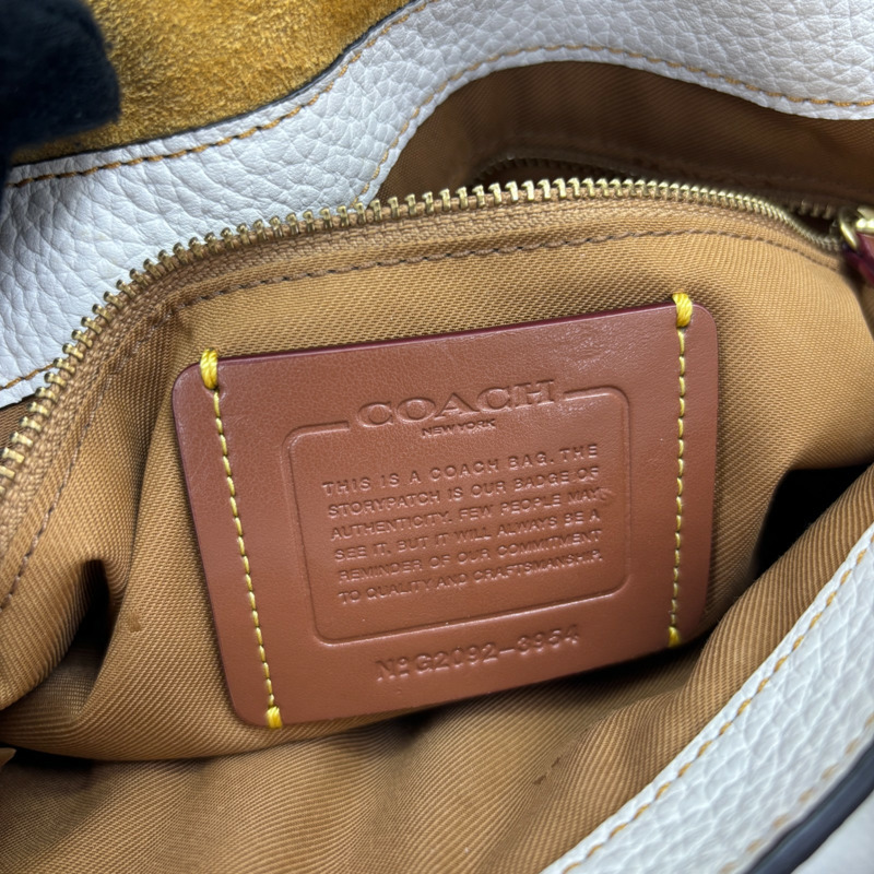白色 皮革 White leather convertible bag 兩用包 金和【COACH 寇馳】 G2092-3954-7