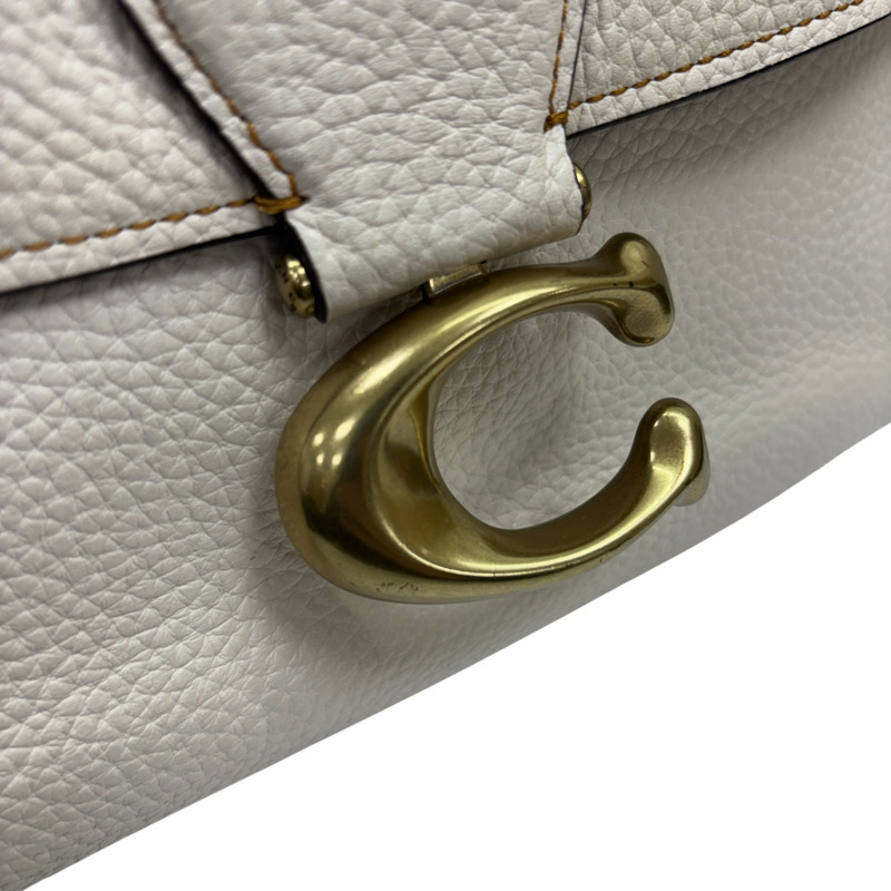 白色 皮革 White leather convertible bag 兩用包 金和【COACH 寇馳】 G2092-3954-10