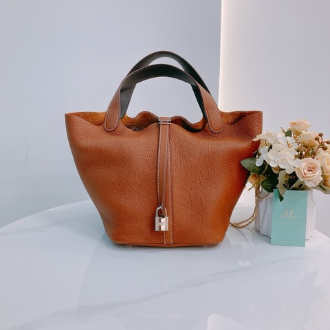 MS0532 HERMES 愛馬仕中號菜籃子手提包包PICOTIN 22 CLEMENCE