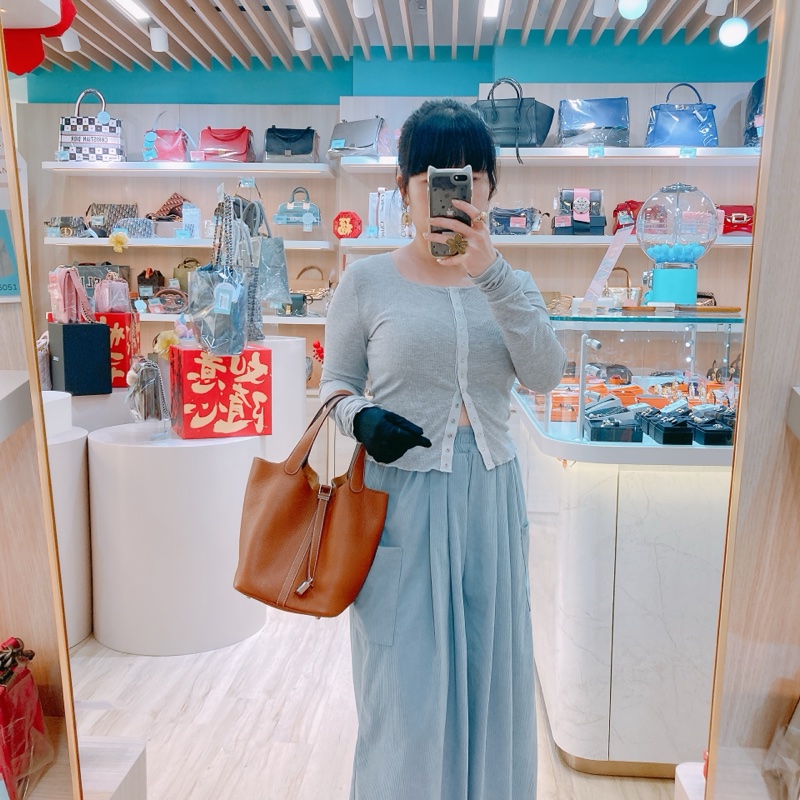 MS0532 HERMES 愛馬仕中號菜籃子手提包包PICOTIN 22 CLEMENCE-1