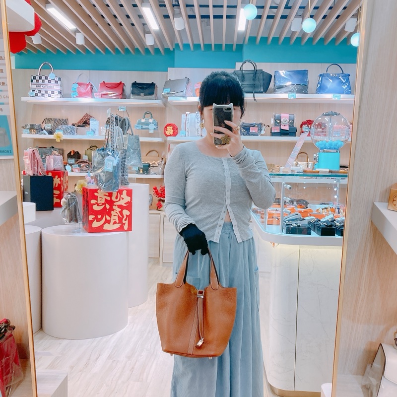 MS0532 HERMES 愛馬仕中號菜籃子手提包包PICOTIN 22 CLEMENCE-2