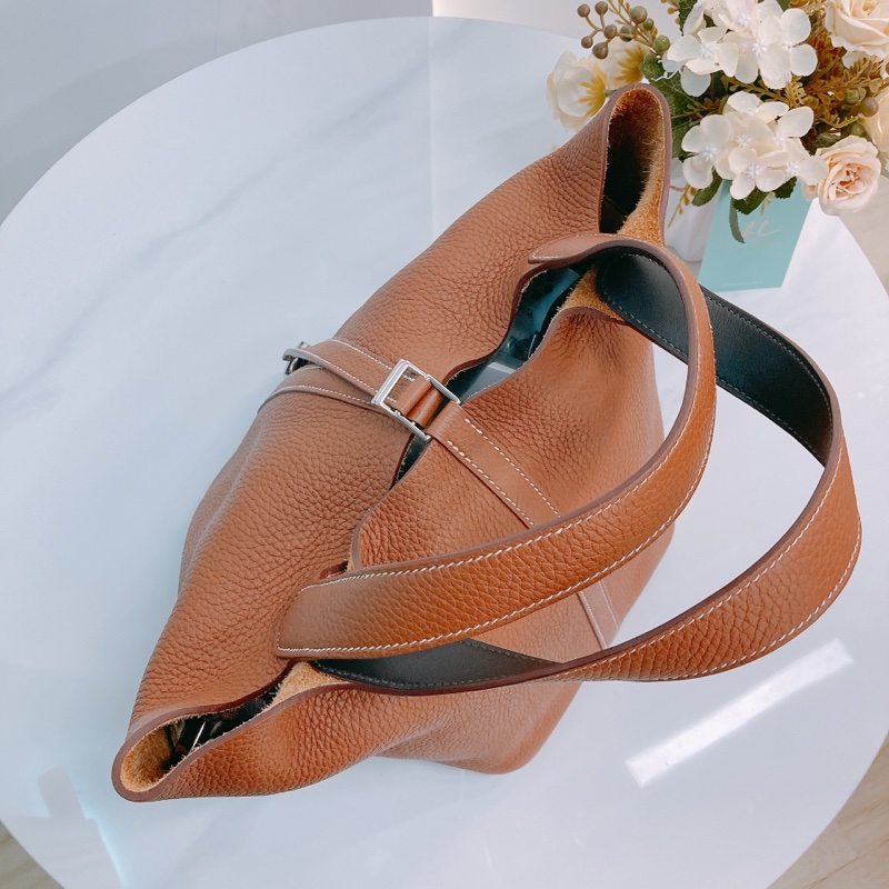 MS0532 HERMES 愛馬仕中號菜籃子手提包包PICOTIN 22 CLEMENCE-17