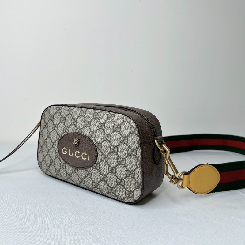 GUCCI GG Supreme虎頭相機包-2