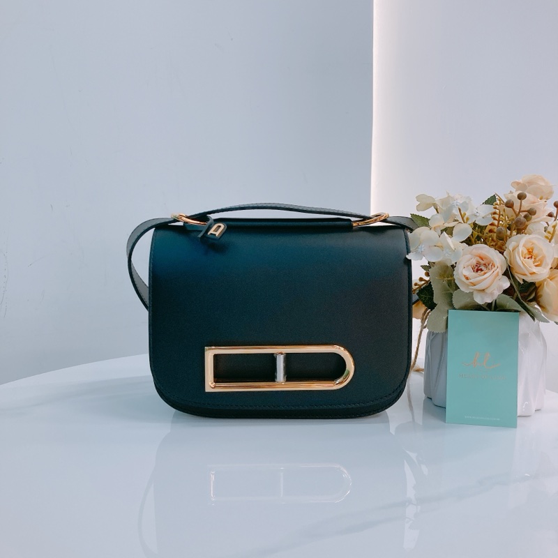 MS0534 DELVAUX D字頭翻蓋式肩帶包包LINGOT SMALL CALFSKIN-0