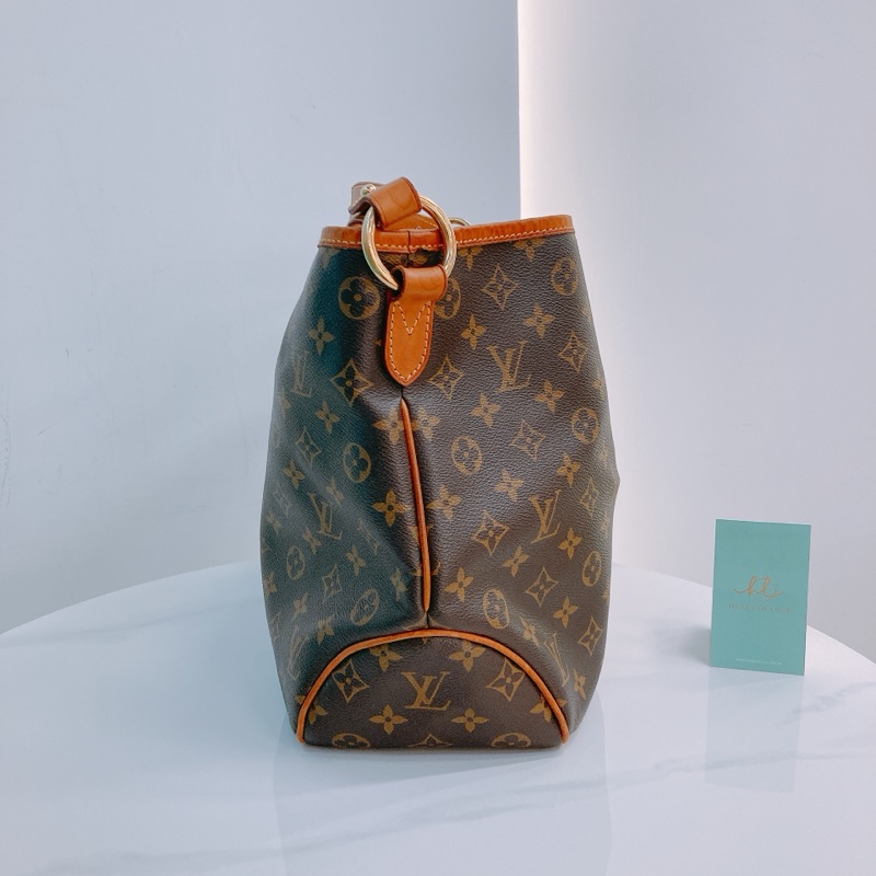 MS0538 LOUIS VUITTON 路易威登中號經典花紋單肩包包DELIGHTFUL MM GOLD BUCKLE SHOULDER BAG-4