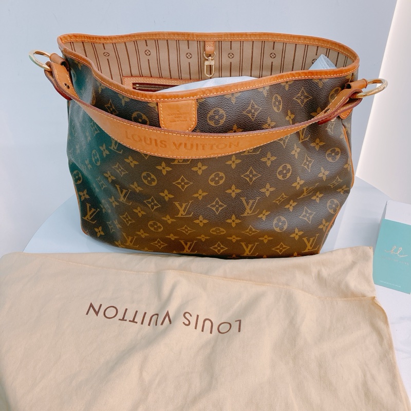 MS0538 LOUIS VUITTON 路易威登中號經典花紋單肩包包DELIGHTFUL MM GOLD BUCKLE SHOULDER BAG-10