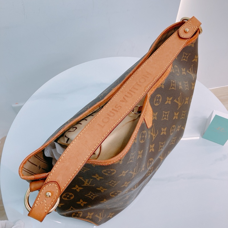 MS0538 LOUIS VUITTON 路易威登中號經典花紋單肩包包DELIGHTFUL MM GOLD BUCKLE SHOULDER BAG-23