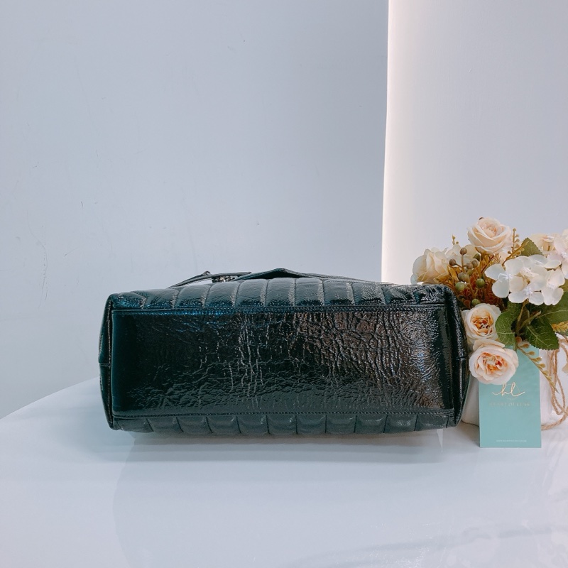 MS0539 SAINT LAURENT 聖羅蘭中號漆皮翻蓋式鏈帶包包PATENT LEATHER LOULOU MEDIUM BAG-5