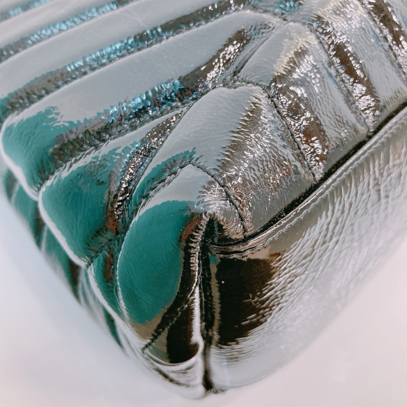 MS0539 SAINT LAURENT 聖羅蘭中號漆皮翻蓋式鏈帶包包PATENT LEATHER LOULOU MEDIUM BAG-8