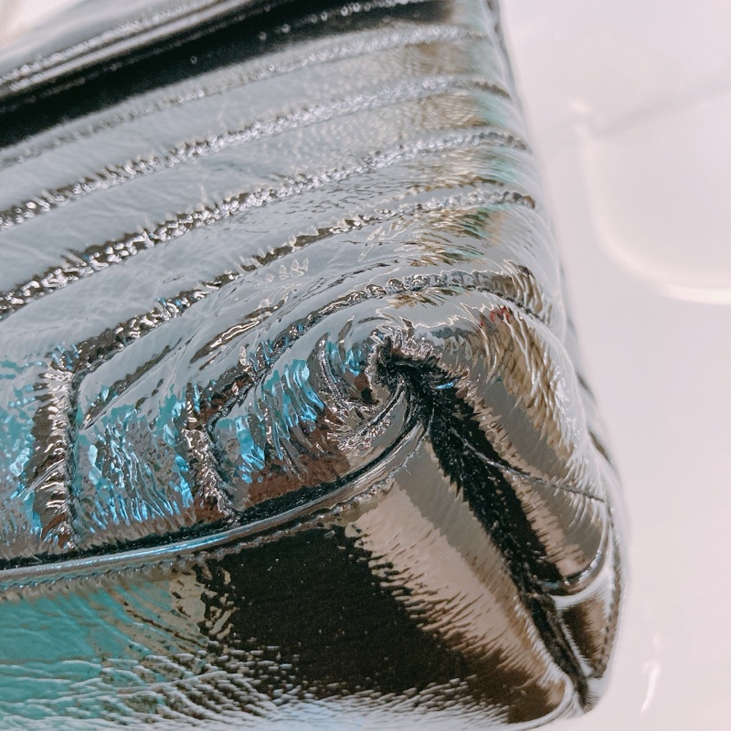 MS0539 SAINT LAURENT 聖羅蘭中號漆皮翻蓋式鏈帶包包PATENT LEATHER LOULOU MEDIUM BAG-18