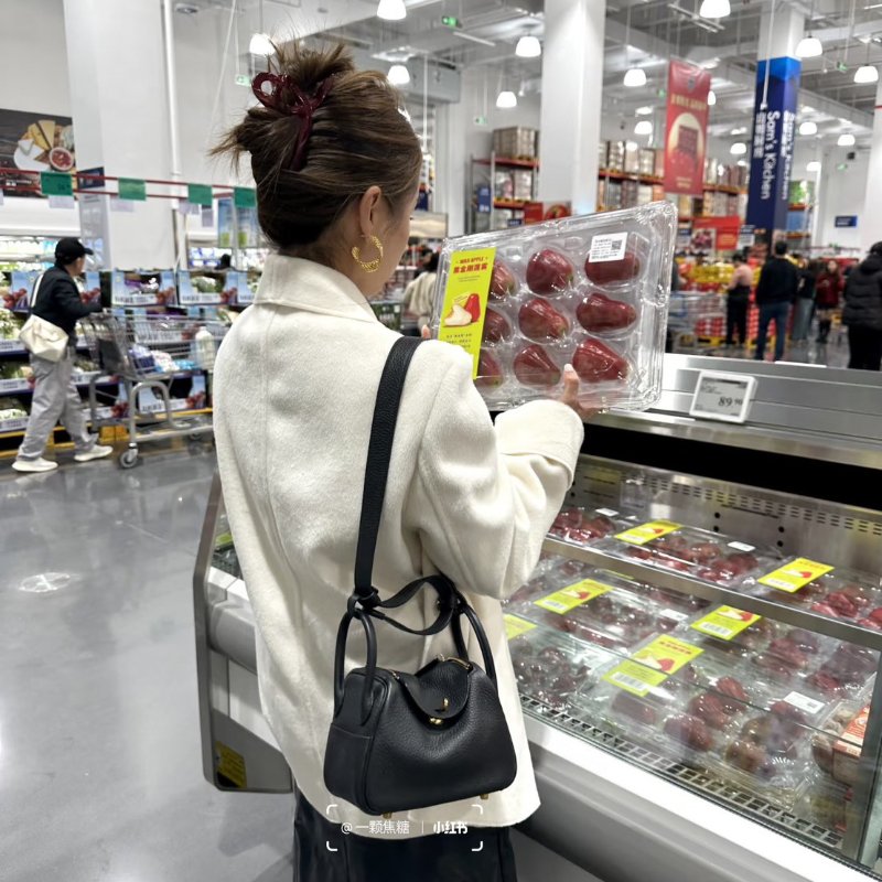 HERMES Mini lindy ll - 黑金 K-8