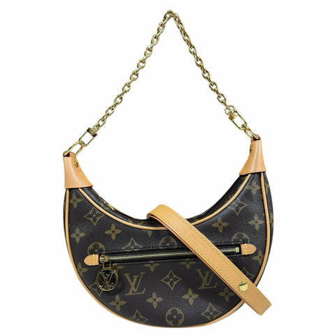 二手路易威登 Loop Monogram 背包背包 M81098，棕色，女士款。兩用。