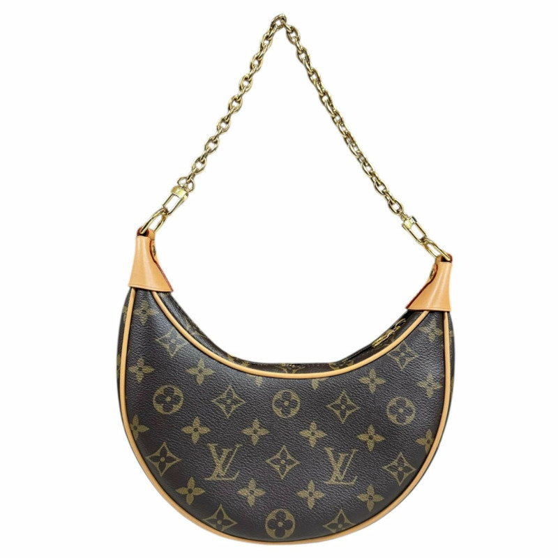 二手路易威登 Loop Monogram 背包背包 M81098，棕色，女士款。兩用。-2