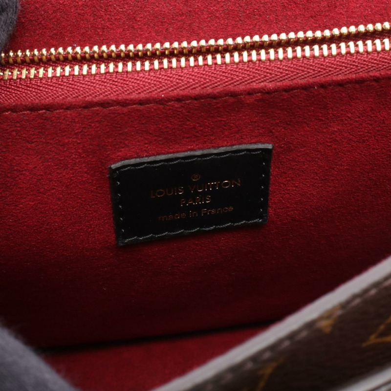 路易威登 Passy 鏈條肩背包 M45592 Monogram 帆布 棕色/黑色 二手-3