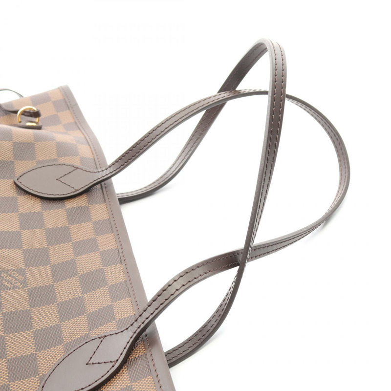 路易威登 Neverfull MM 手提單肩包 N41358 Damier 皮革 棕色櫻桃紅-8