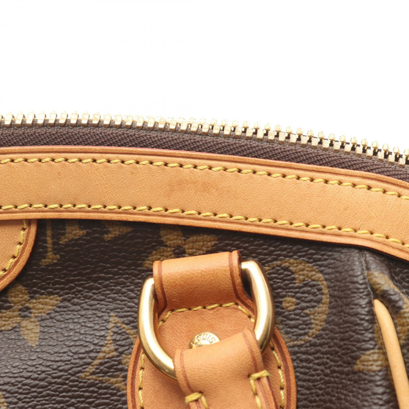 路易威登 Tivoli PM 手提包 M40143 Monogram 帆布皮革棕色二手女士-9
