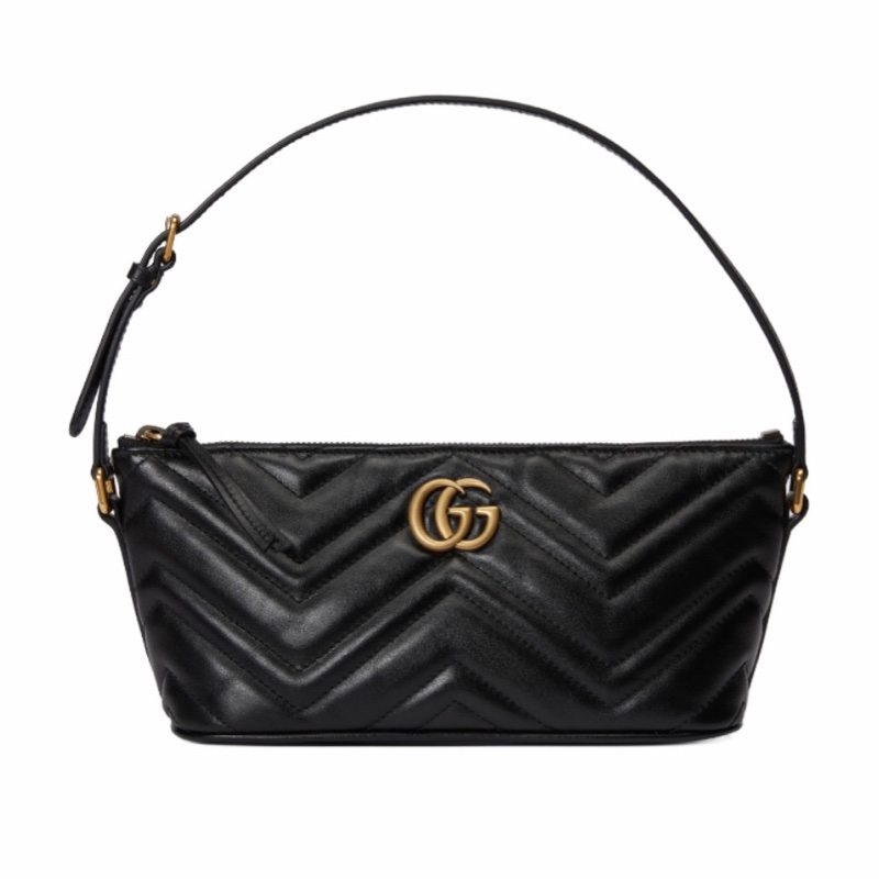 Gucci 女士 GG Marmont 絎縫單肩包均碼碼23cm*10cm*12cm-0