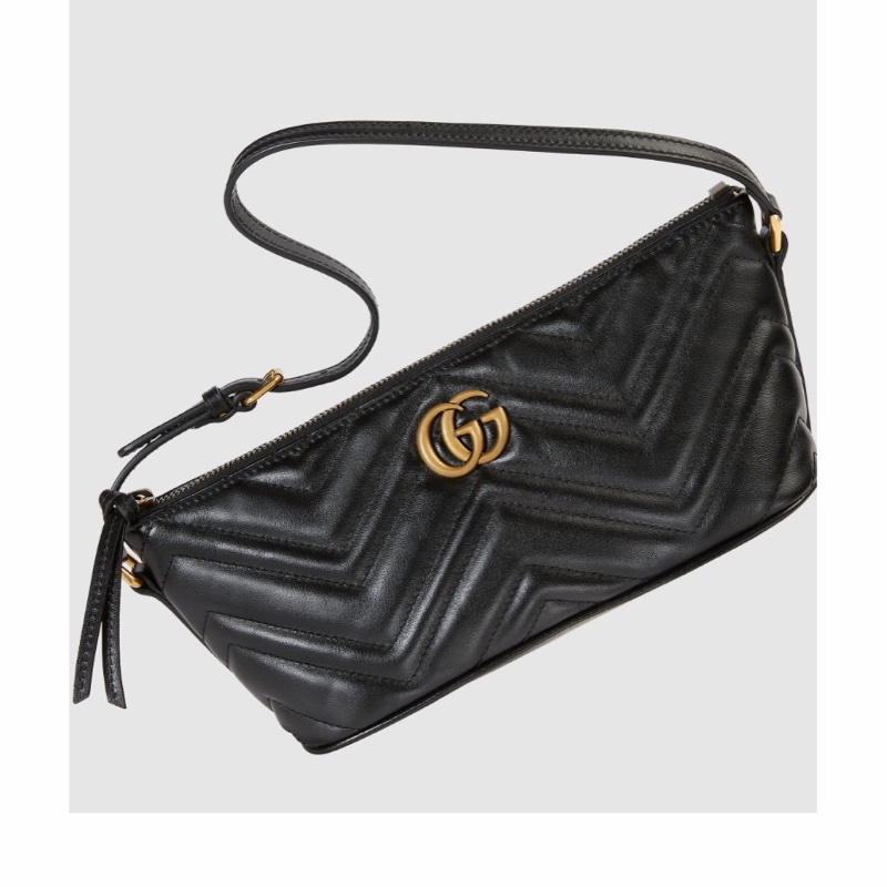 Gucci 女士 GG Marmont 絎縫單肩包均碼碼23cm*10cm*12cm-5