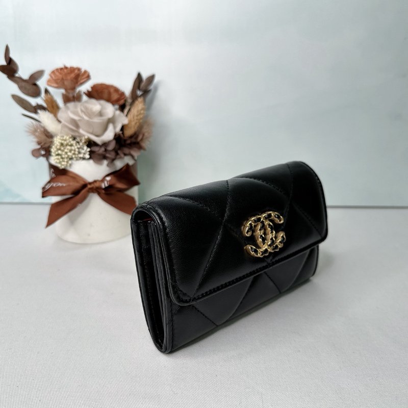 CHANEL 19羊皮翻蓋中夾-3