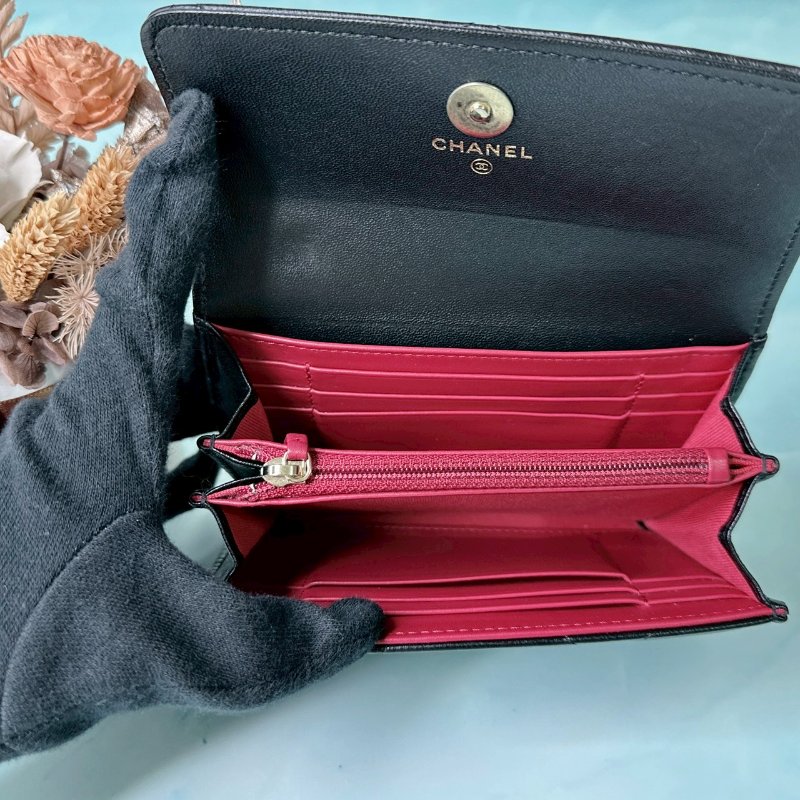 CHANEL 19羊皮翻蓋中夾-5