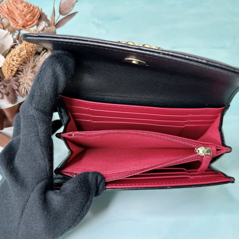 CHANEL 19羊皮翻蓋中夾-6