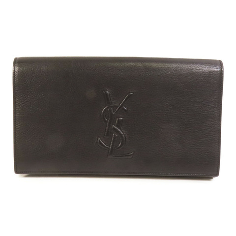 SAINT LAURENT 牛皮皮革Beldujour Clutch手拿包