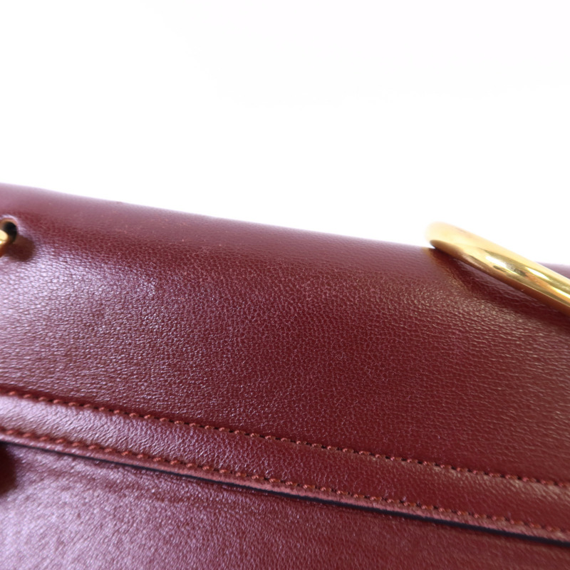 Chloe 牛皮皮革/麂皮皮革Drew Shoulder Bag金扣鏈帶肩背袋-16