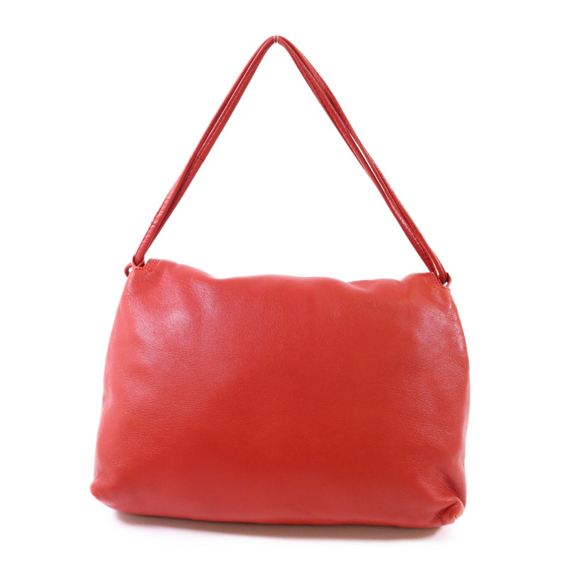 LOEWE 羊皮皮革Shoulder Bag金扣手挽袋-1