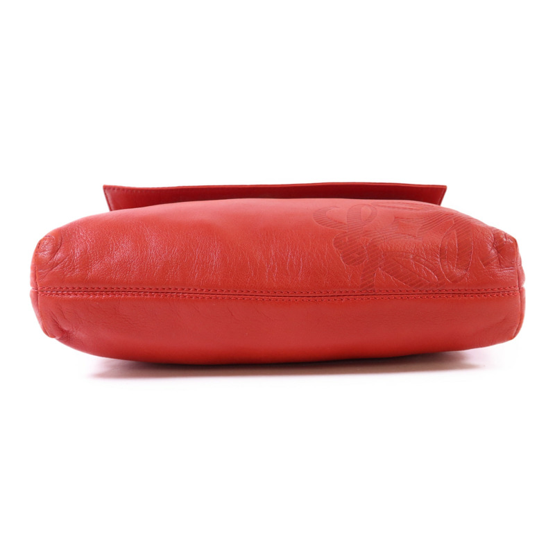 LOEWE 羊皮皮革Shoulder Bag金扣手挽袋-3