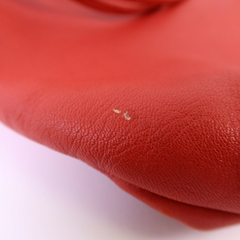 LOEWE 羊皮皮革Shoulder Bag金扣手挽袋-15