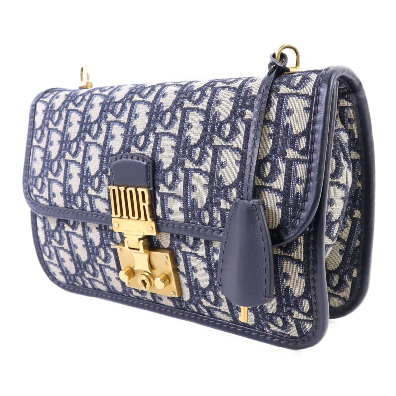 Dior 帆布Dioraddict Flap Bag金扣肩背袋-2