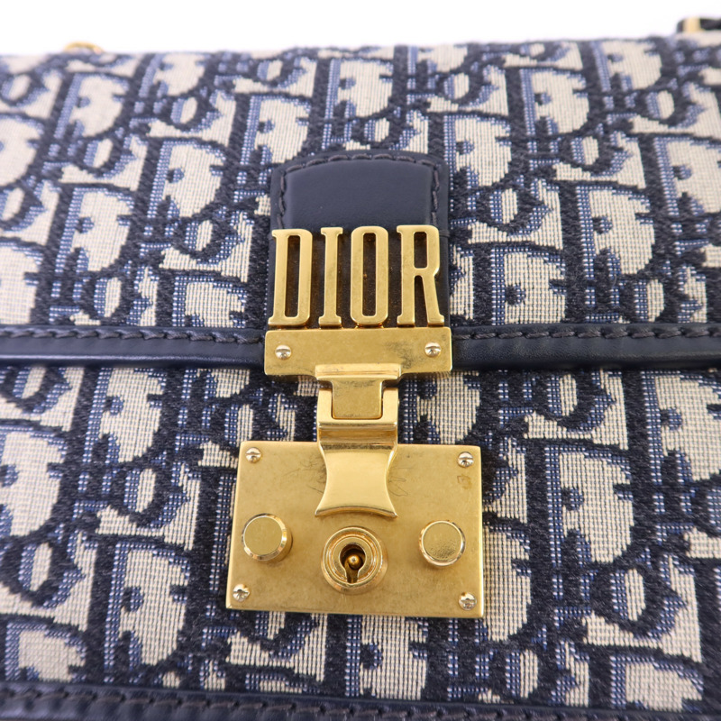 Dior 帆布Dioraddict Flap Bag金扣肩背袋-8