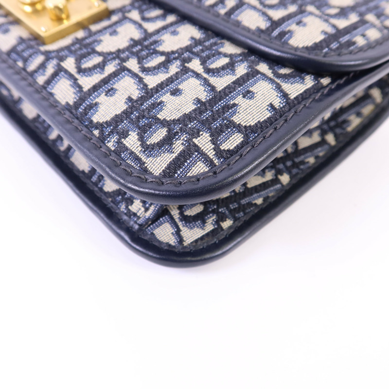 Dior 帆布Dioraddict Flap Bag金扣肩背袋-12
