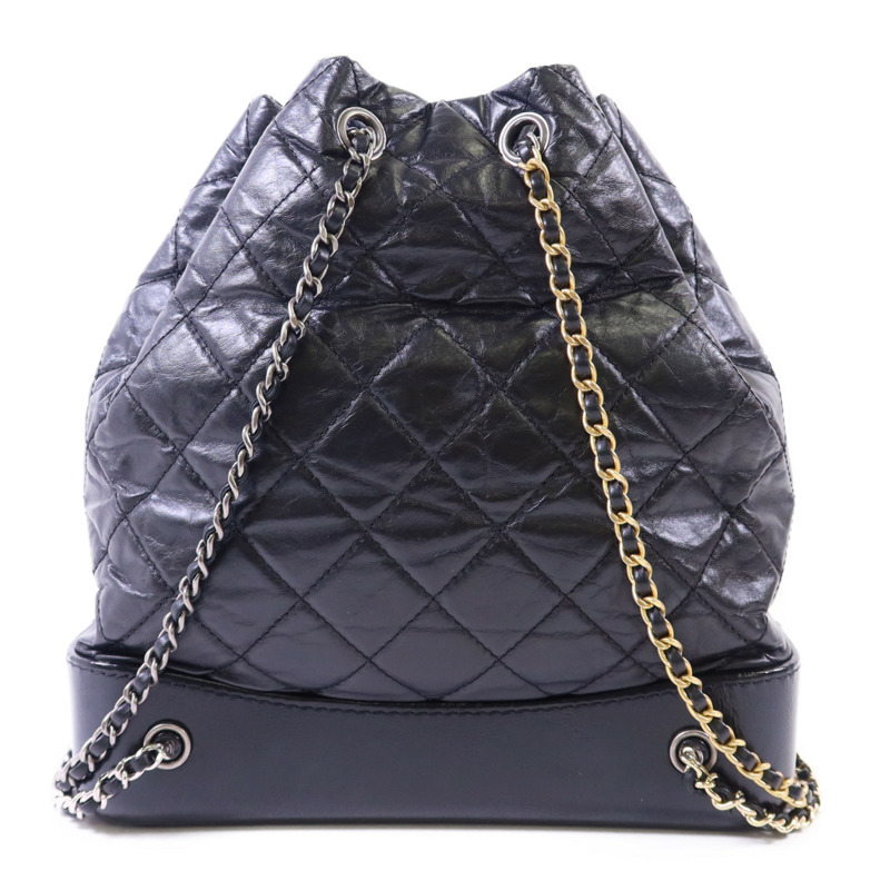 CHANEL 牛皮皮革Gabrielle Backpack背包-1