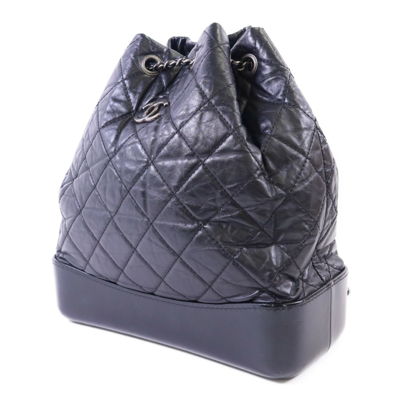 CHANEL 牛皮皮革Gabrielle Backpack背包-2