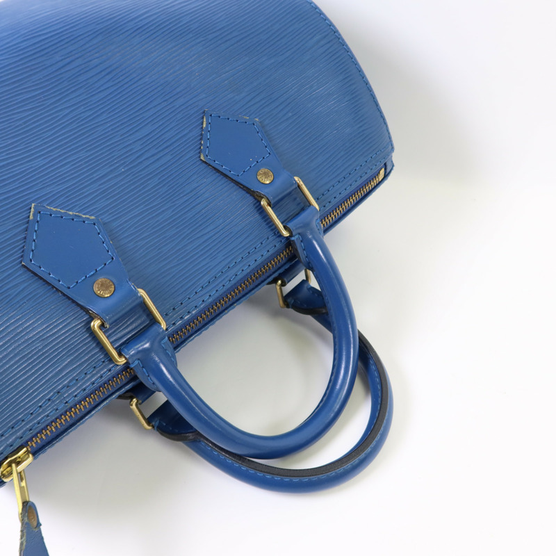 LOUIS VUITTON Epi Speedy 25金扣手挽袋-4