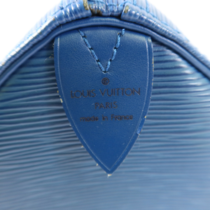 LOUIS VUITTON Epi Speedy 25金扣手挽袋-6