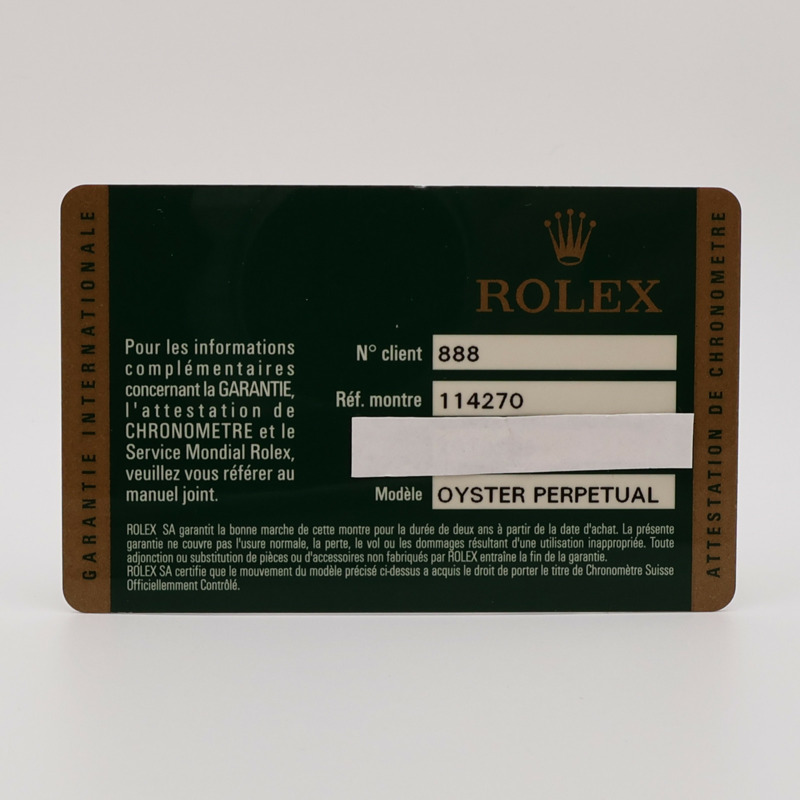 ROLEX Explorer I 114270-17