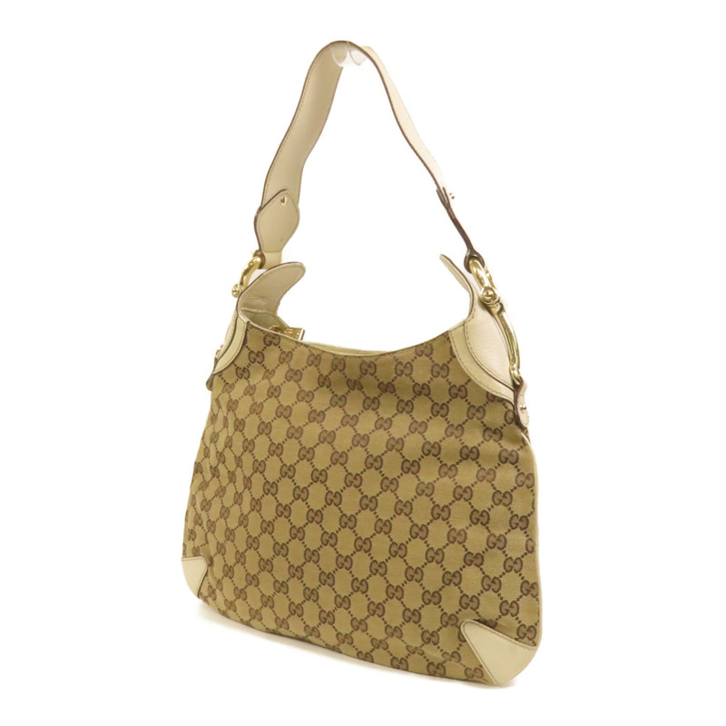 GUCCI 帆布Bouvier Handbag金扣手挽袋-2