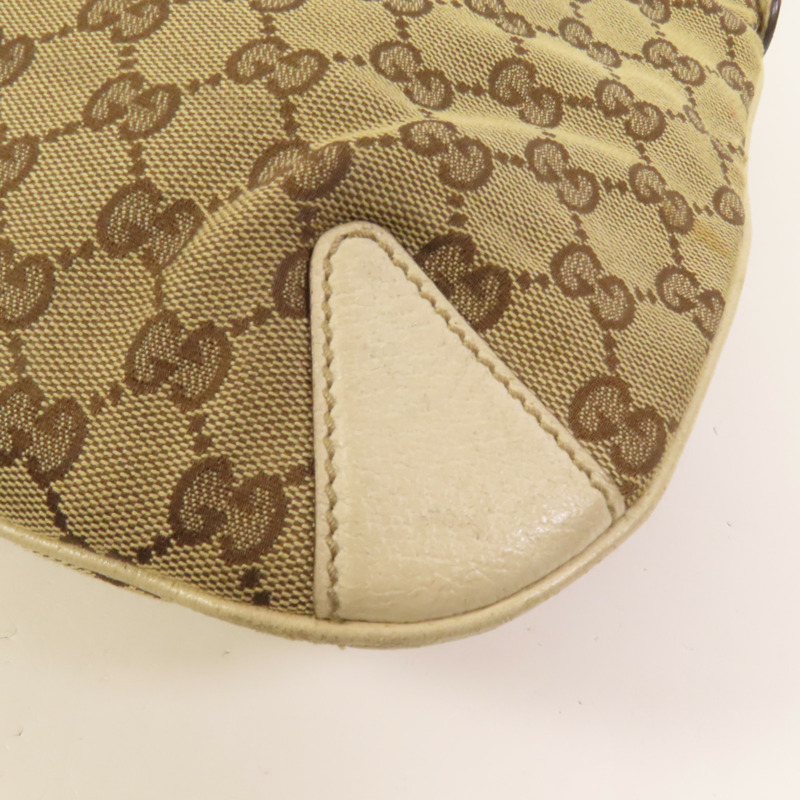 GUCCI 帆布Bouvier Handbag金扣手挽袋-10