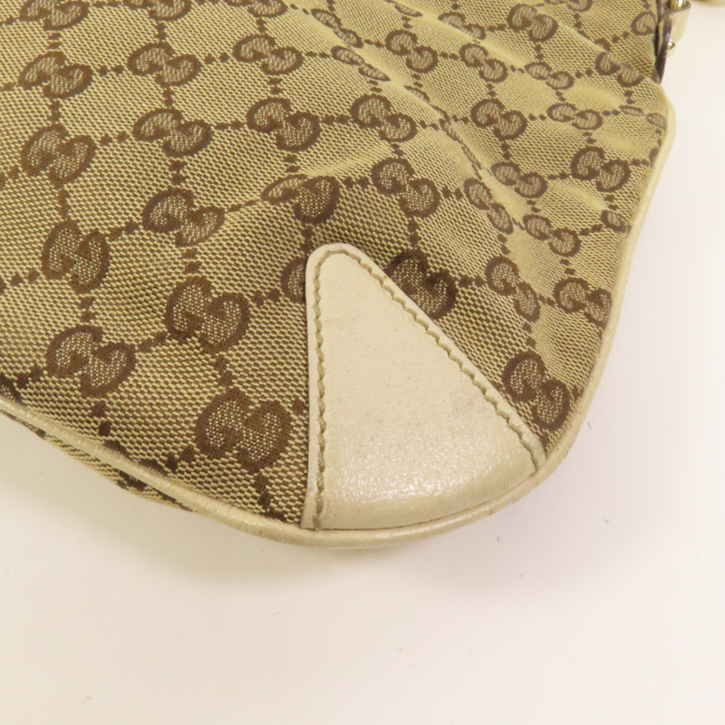 GUCCI 帆布Bouvier Handbag金扣手挽袋-11