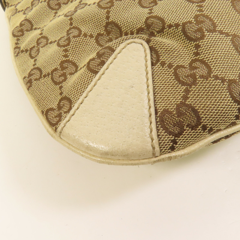 GUCCI 帆布Bouvier Handbag金扣手挽袋-12