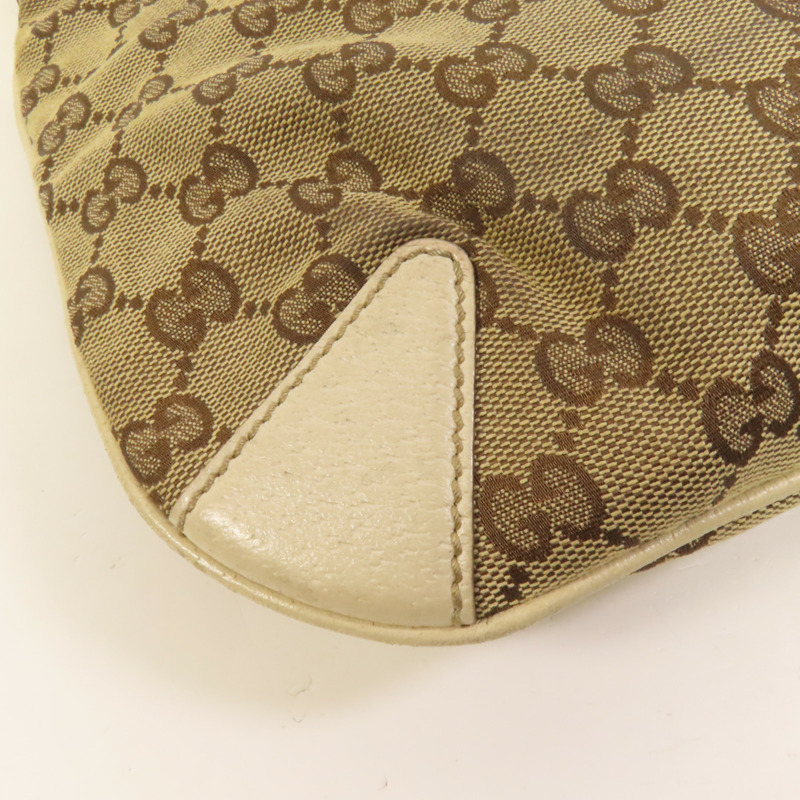 GUCCI 帆布Bouvier Handbag金扣手挽袋-13