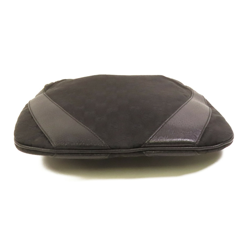 GUCCI 帆布GG Shoulder Bag銀扣肩背袋-3