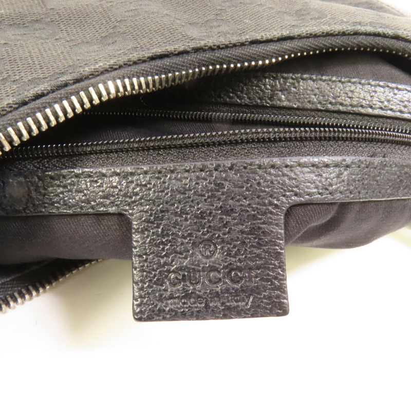 GUCCI 帆布GG Shoulder Bag銀扣肩背袋-7