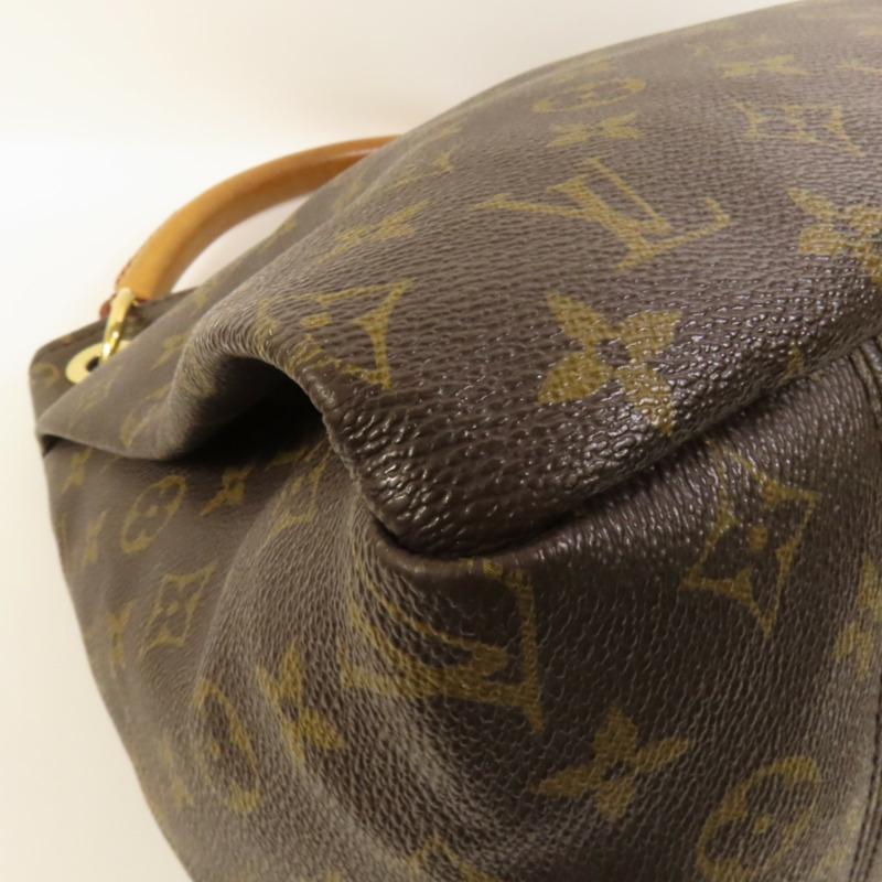 LOUIS VUITTON Monogram Artsy GM金扣肩背袋-11