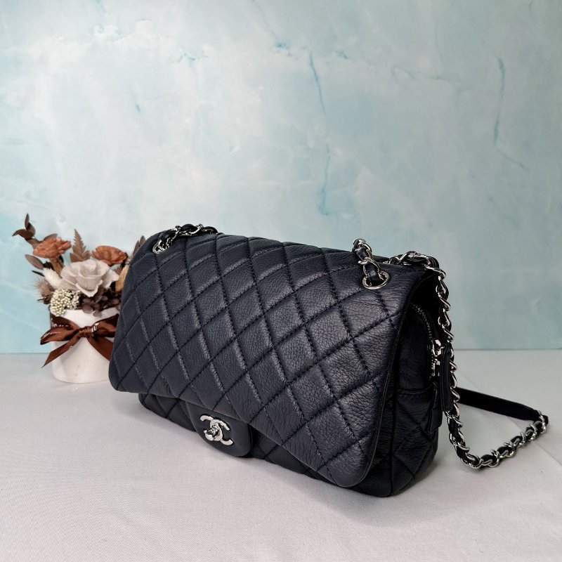 CHANEL Easy coco深藍色鏈帶包-2