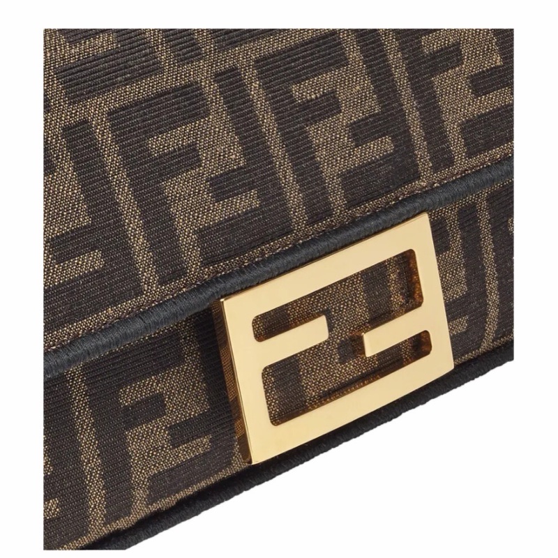Fendi 女士 迷你BAGUETTE徽標提花單肩包均碼碼MINI、20cm*5cm*13cm-6