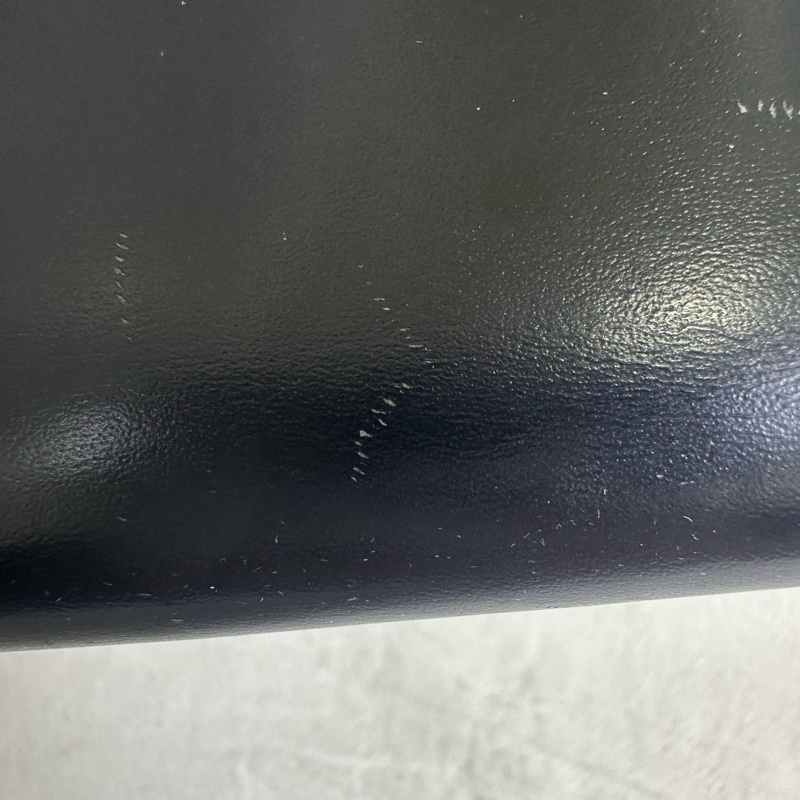 GUCCI 中古 黑色金扣G LOGO 短夾-10