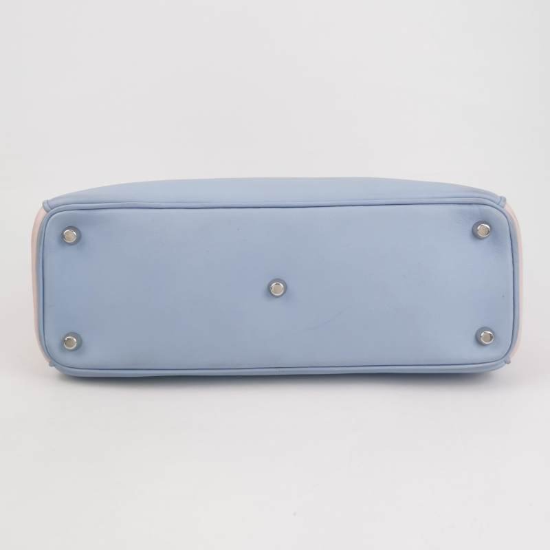 Dior Diorissimo中號牛皮拼色Dior字母吊飾子母包單肩包-6